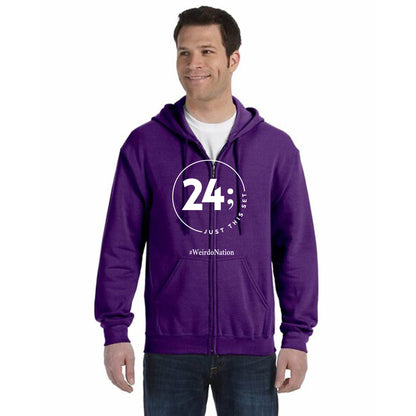 Just This Set Of 24 Unsiex Hooded Full-Zip Sweatshirt - PRESALE